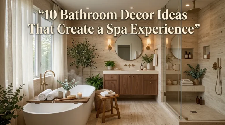 10 Bathroom Decor Ideas That Create a Spa Experience