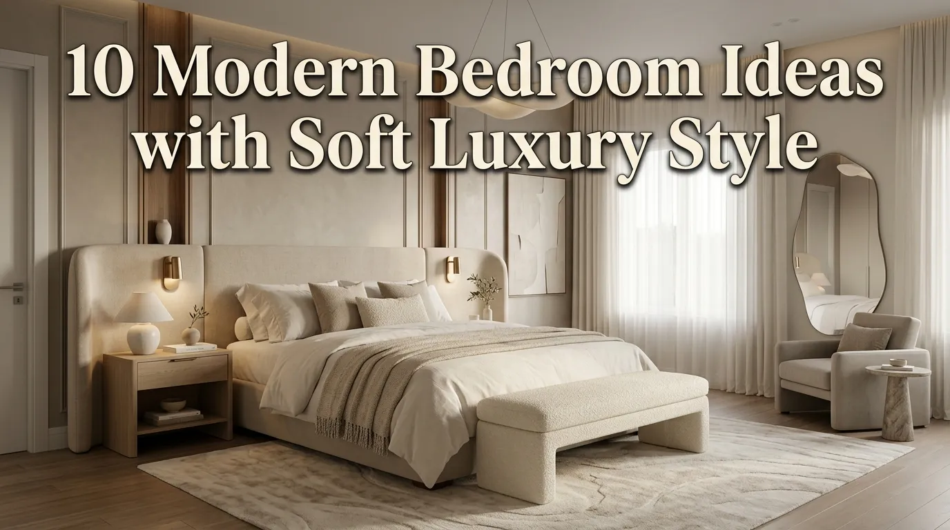 10 Modern Bedroom Ideas with Soft Luxury Style
