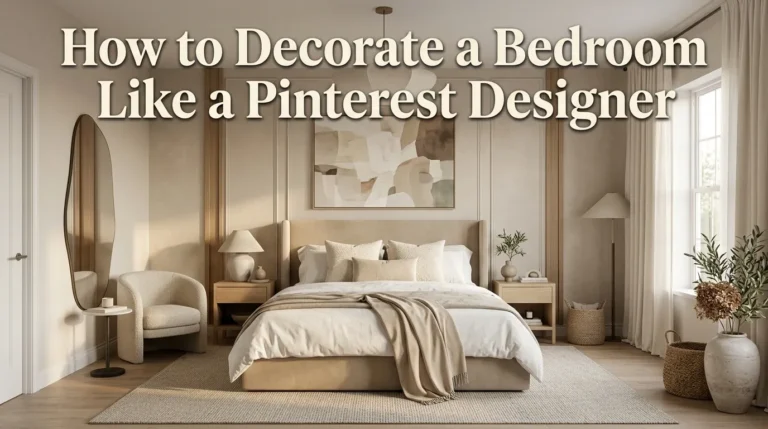 How to Decorate a Bedroom Like a Pinterest Designer