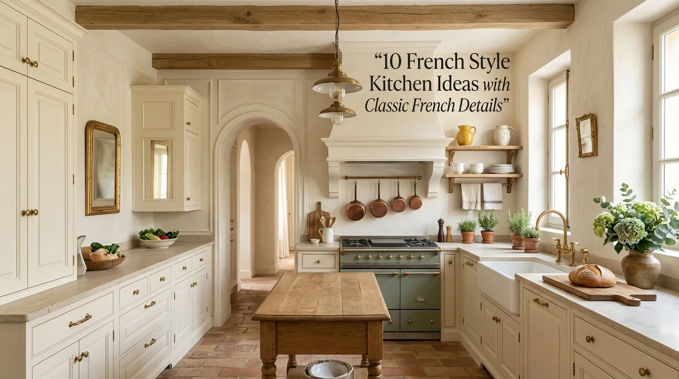 10 French Style Kitchen Ideas with Classic French Details