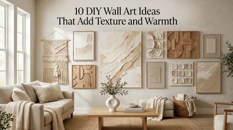 10 DIY Wall Art Ideas That Add Texture and Warmth