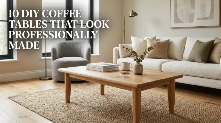 10 DIY Coffee Tables That Look Professionally Made