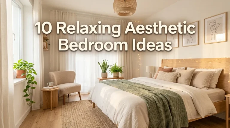 10 Relaxing Aesthetic Bedroom Ideas