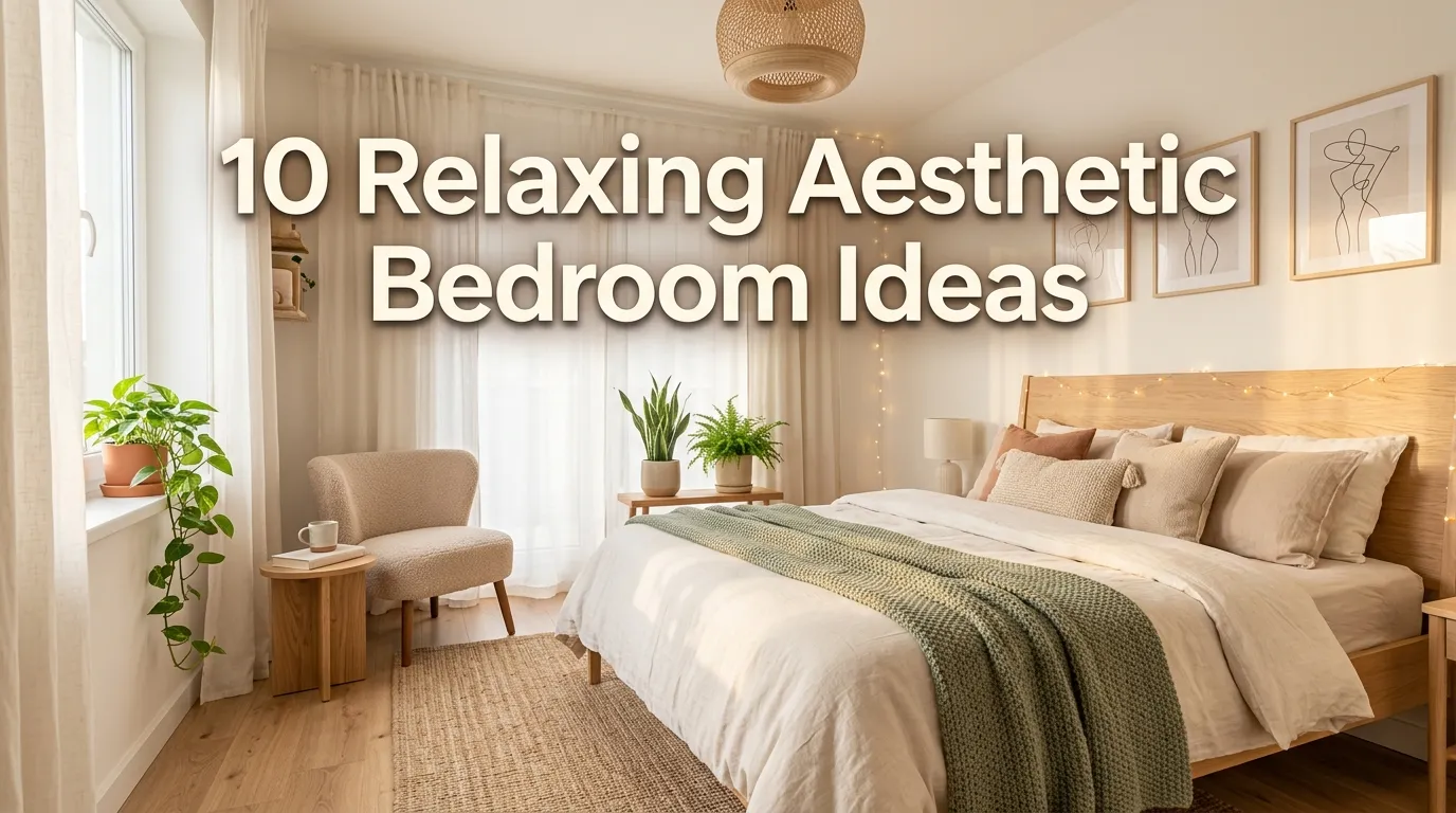 10 Relaxing Aesthetic Bedroom Ideas