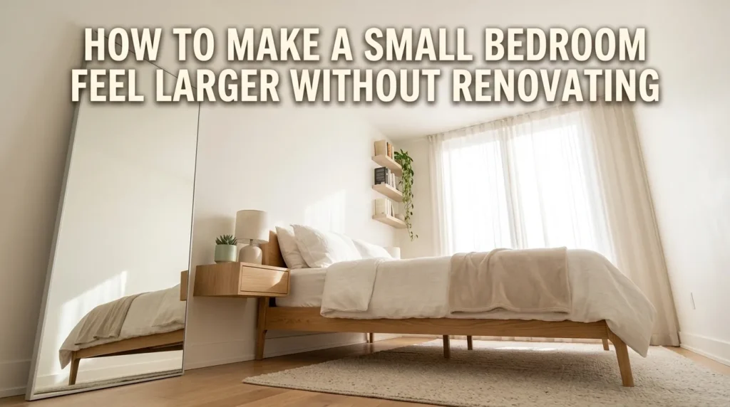 How to Make a Small Bedroom Feel Larger Without Renovating