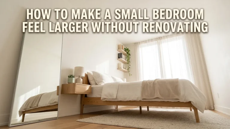 How to Make a Small Bedroom Feel Larger Without Renovating