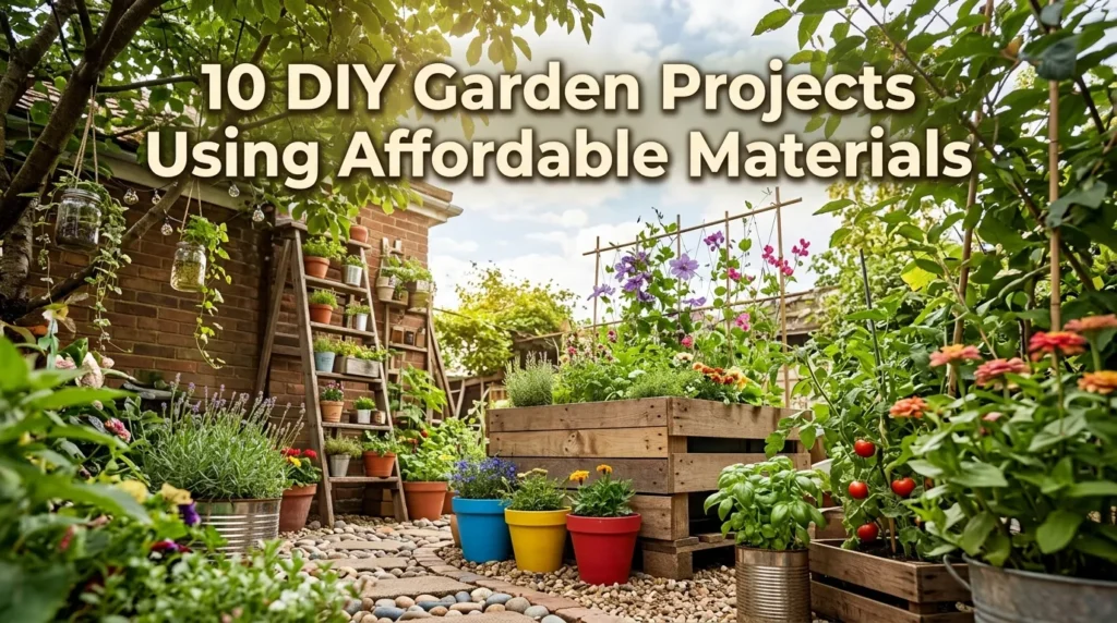 10 DIY Garden Projects Using Affordable Materials